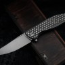 Shirogorov F95 Bear Pattern Turquoise (M390, Ti, MRBS)