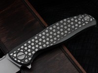 Shirogorov F95 Bear Pattern Turquoise (M390, Ti, MRBS)