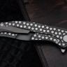 Shirogorov F95 Bear Pattern Turquoise (M390, Ti, MRBS)