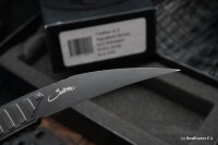 Microtech &amp; Bastinelli Collaboration Feather DLC 215-1DLCS