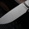 Uldanov Sierra custom knife #54 (M398, titan, CF)