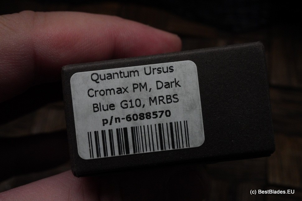 Shirogorov Quantum Ursus Dark Blue (Cromax PM, G10, MRBS)