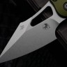 Microtech Knives Manual M-Stitch RAM LOK OD Green Smooth Aluminum Handles & Stonewash M390MK 169MRL-10OD