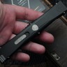Microtech Marfione Select Nemesis IV Black Handle w/ Stonewash D/E M390MK 1152-10MS1