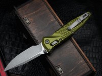 Microtech Socom Ram-Lok w/ OD Green Aluminum Frag Handles &amp; S/E Apocalyptic M390MK 160RL-10APFROD