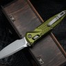 Microtech Socom Ram-Lok w/ OD Green Aluminum Frag Handles & S/E Apocalyptic M390MK 160RL-10APFROD