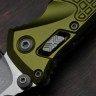 Microtech Socom Ram-Lok w/ OD Green Aluminum Frag Handles & S/E Apocalyptic M390MK 160RL-10APFROD