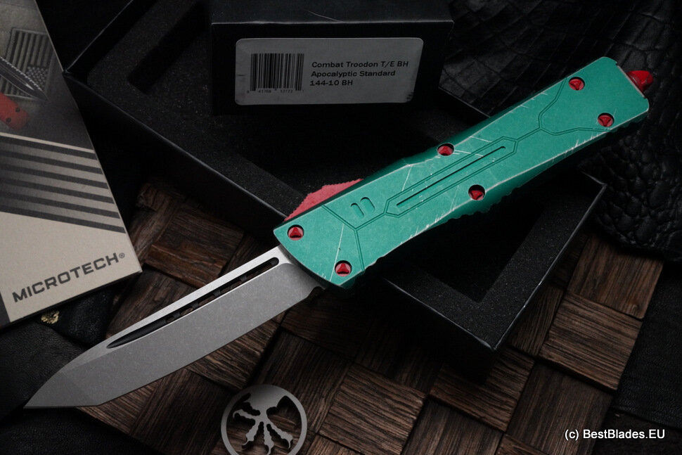 Microtech Combat Troodon Tanto Bounty Hunter 144-10BH