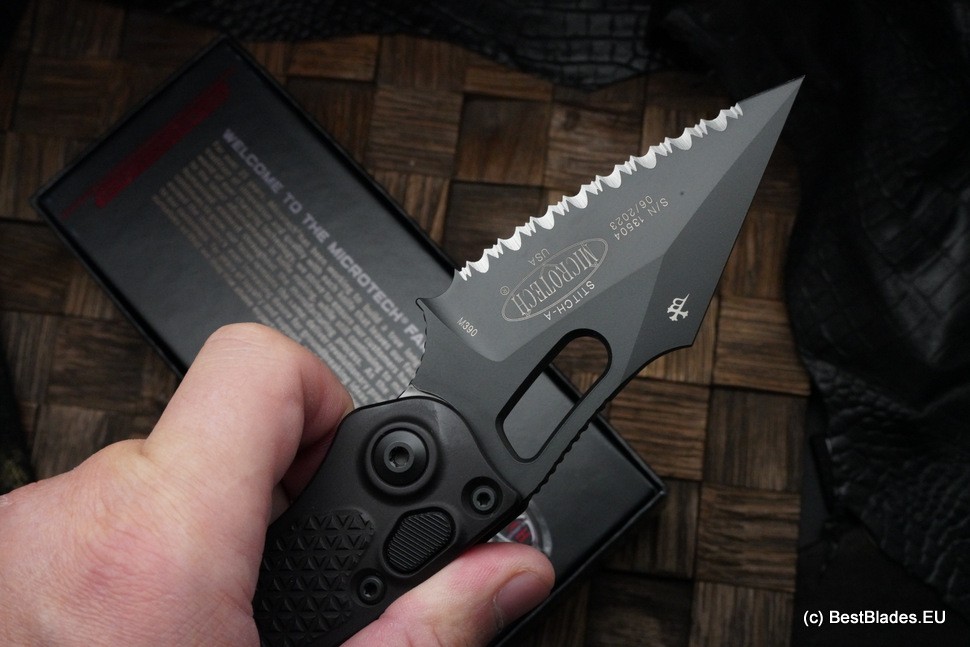 Microtech Borka Stitch Tactical Full Serrated 169-3T