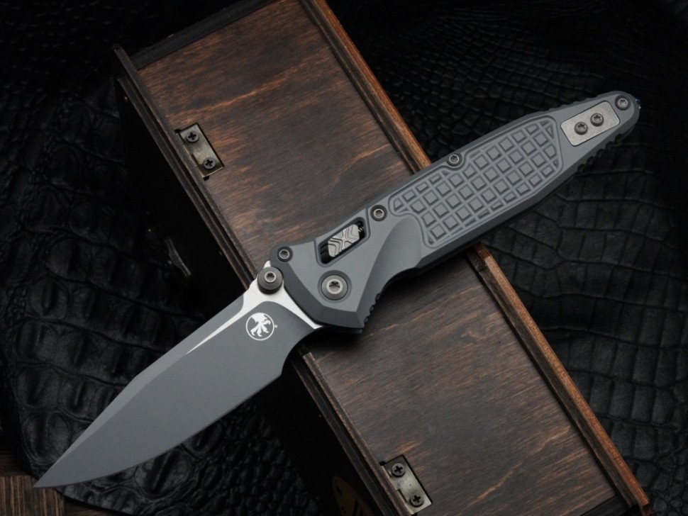 Microtech Socom Ram-Lok w/ Storm Cerakote Aluminum Frag Handles & S/E M390MK 160RL-1FRCSM-Z13