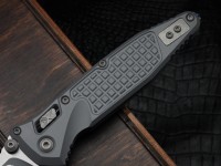 Microtech Socom Ram-Lok w/ Storm Cerakote Aluminum Frag Handles &amp; S/E M390MK 160RL-1FRCSM-Z13