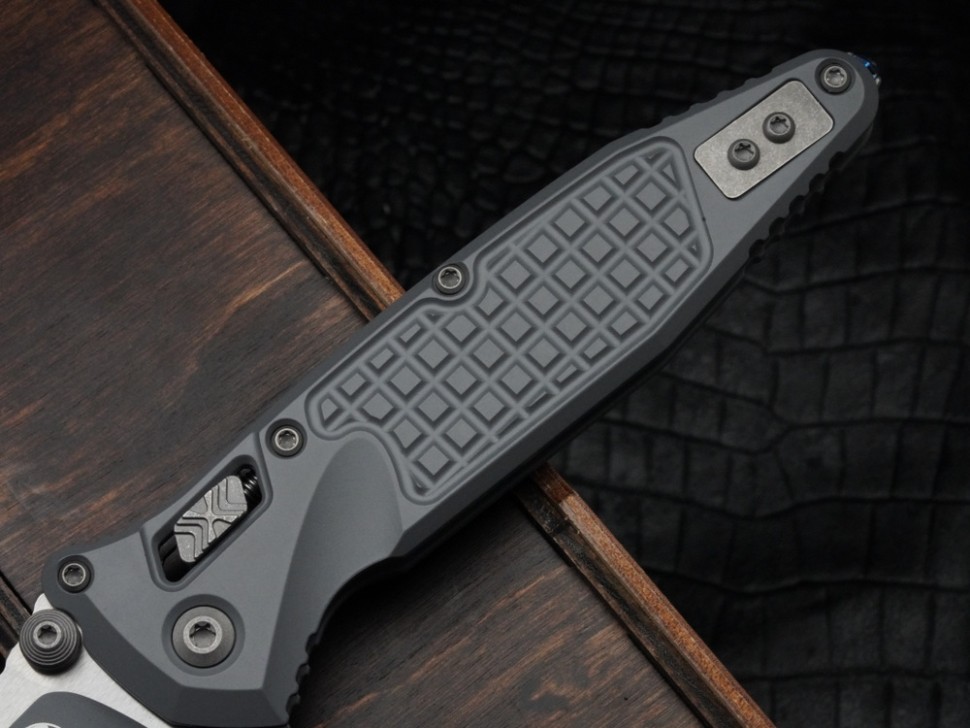 Microtech Socom Ram-Lok w/ Storm Cerakote Aluminum Frag Handles & S/E M390MK 160RL-1FRCSM-Z13