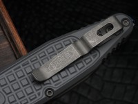 Microtech Socom Ram-Lok w/ Storm Cerakote Aluminum Frag Handles &amp; S/E M390MK 160RL-1FRCSM-Z13