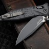 Microtech Socom Ram-Lok w/ Storm Cerakote Aluminum Frag Handles & S/E M390MK 160RL-1FRCSM-Z13