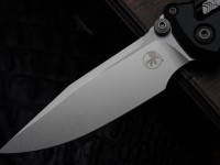 Microtech Socom Ram-Lok w/ Aluminum Frag Handles &amp; S/E Stonewash M390MK 160RL-10FR