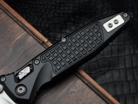 Microtech Socom Ram-Lok w/ Aluminum Frag Handles &amp; S/E Stonewash M390MK 160RL-10FR