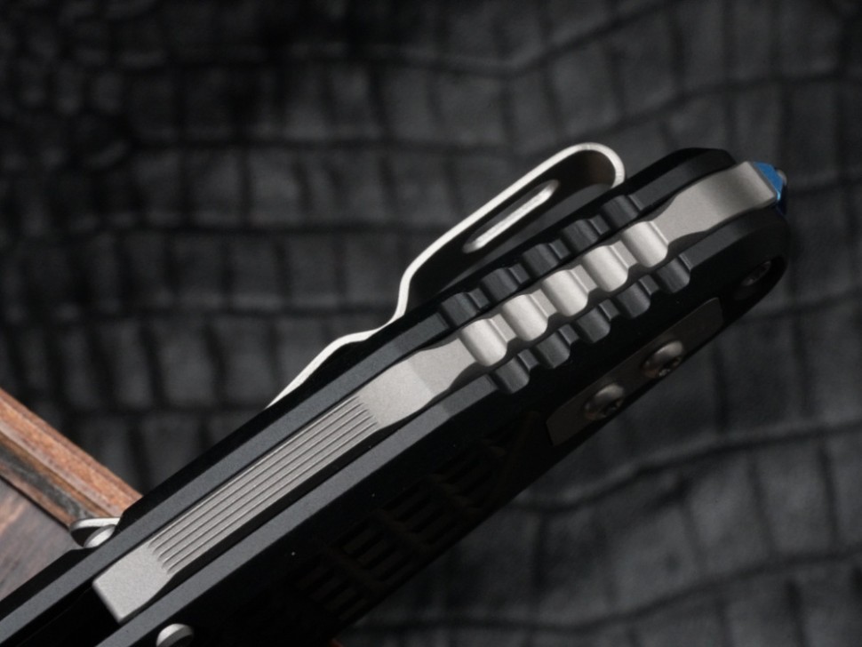 Microtech Socom Ram-Lok w/ Aluminum Frag Handles & S/E Stonewash M390MK 160RL-10FR