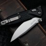 Microtech Socom Ram-Lok w/ Aluminum Frag Handles & S/E Stonewash M390MK 160RL-10FR