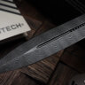 Microtech Ultratech Damascus Double Edge & Carbon Fiber Top 122-16CFS