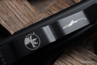 Microtech Ultratech Damascus Double Edge &amp; Carbon Fiber Top 122-16CFS