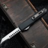 Microtech UTX-70 Gen IV Hellhound w/ Black Handle & Stonewash M390MK 14194-10S