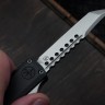 Microtech UTX-70 Gen IV Hellhound w/ Black Handle & Stonewash M390MK 14194-10S