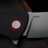 Shirogorov F3 (Elmax, G10 grey, red accents, MRBS)