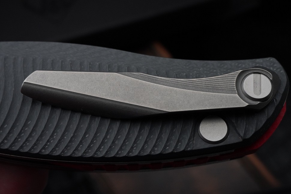 Shirogorov F3 (Elmax, G10 grey, red accents, MRBS)