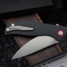 Shirogorov F3 (Elmax, G10 grey, red accents, MRBS)