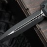 Microtech UTX-70 Gen IV Tactical w/ Black Handle & D/E Black M390MK 11474-1T