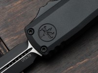 Microtech UTX-70 Gen IV Tactical w/ Black Handle &amp; D/E Black M390MK 11474-1T