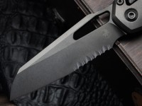 Microtech Marfione Select MSI RAM LOK DLC Slab Side Titanium Handles w/ DLC Accents &amp; DLC Part Serrated M390MK 210-2DLCTMS1
