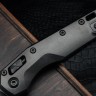 Microtech Marfione Select MSI RAM LOK DLC Slab Side Titanium Handles w/ DLC Accents & DLC Part Serrated M390MK 210-2DLCTMS1
