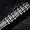 Microtech Marfione Select MSI RAM LOK DLC Slab Side Titanium Handles w/ DLC Accents & DLC Part Serrated M390MK 210-2DLCTMS1