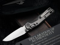 Marfione Custom MSI RAM LOK Mini Double Vapor Blast Titanium Handles w/ Double Vapor Accents &amp; Two Tone Stonewash M390MK