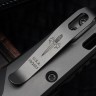 Marfione Custom MSI RAM LOK Mini Double Vapor Blast Titanium Handles w/ Double Vapor Accents & Two Tone Stonewash M390MK