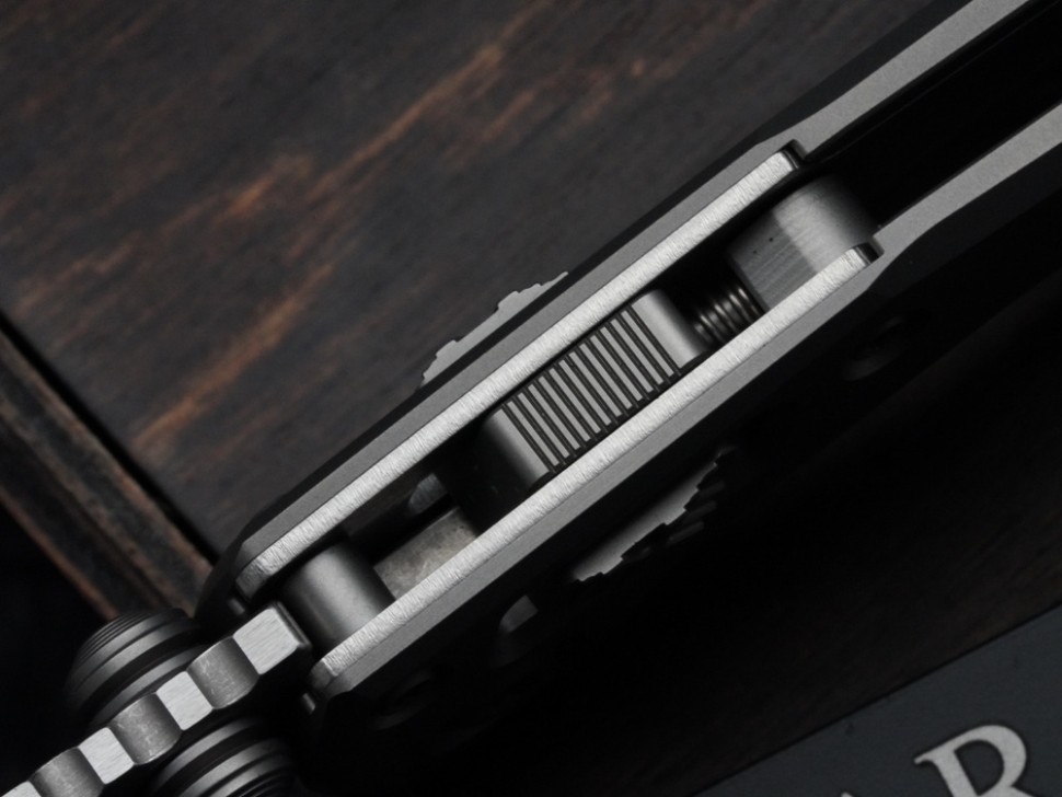 Marfione Custom MSI RAM LOK Mini Double Vapor Blast Titanium Handles w/ Double Vapor Accents & Two Tone Stonewash M390MK