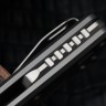 Marfione Custom MSI RAM LOK Mini Double Vapor Blast Titanium Handles w/ Double Vapor Accents & Two Tone Stonewash M390MK