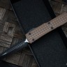 Microtech Ultratech Tan Frag G-10 Top Tactical Standard & Double Edge Full Serrated Signature Series 122-3FRGTTAS