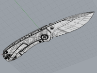 Pre Order CKF/Cpprhd Rampage Multi-Colored Carbon Fiber Handle &amp; CKFWash/Satin/Mirror M398