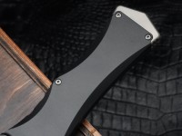 Microtech Marfione Select Halo IV Black Handle w/ Stonewash Tanto M390MK 1151-10MS1