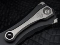 Microtech Marfione Select Halo IV Black Handle w/ Stonewash Tanto M390MK 1151-10MS1