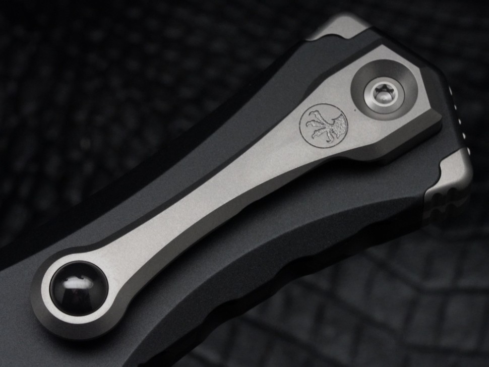 Microtech Marfione Select Halo IV Black Handle w/ Stonewash Tanto M390MK 1151-10MS1