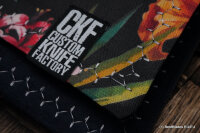 CKF EDC hank cotton+microsuede Skull and Flowers