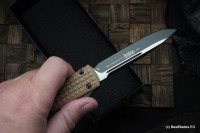 Microtech Ultratech Tan Frag G-10 Top Tactical Standard &amp; Double Edge Signature Series 122-1FRGTTAS