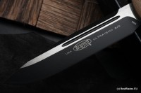 Microtech Ultratech Tan Frag G-10 Top Tactical Standard &amp; Double Edge Signature Series 122-1FRGTTAS