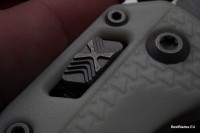 Microtech Knives MSI RAM LOK White Polymer Injection Molded &amp; Apocalyptic Partial Serrated M390MK 210T-11APPMWH