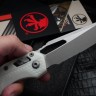Microtech Knives MSI RAM LOK White Polymer Injection Molded & Apocalyptic Partial Serrated M390MK 210T-11APPMWH