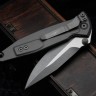 Microtech Socom Elite Manual Spear Point Apocalyptic Natural Clear Signature Series 160-10APNCSS