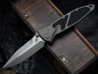 Microtech Socom Elite Manual Spear Point Apocalyptic Natural Clear Signature Series 160-10APNCSS
